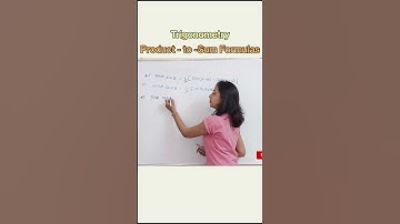 Trigonometry Product to sum Formulas || #swatitheng #swatithengmaths #shorts