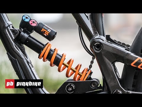 coil shock on trail bike