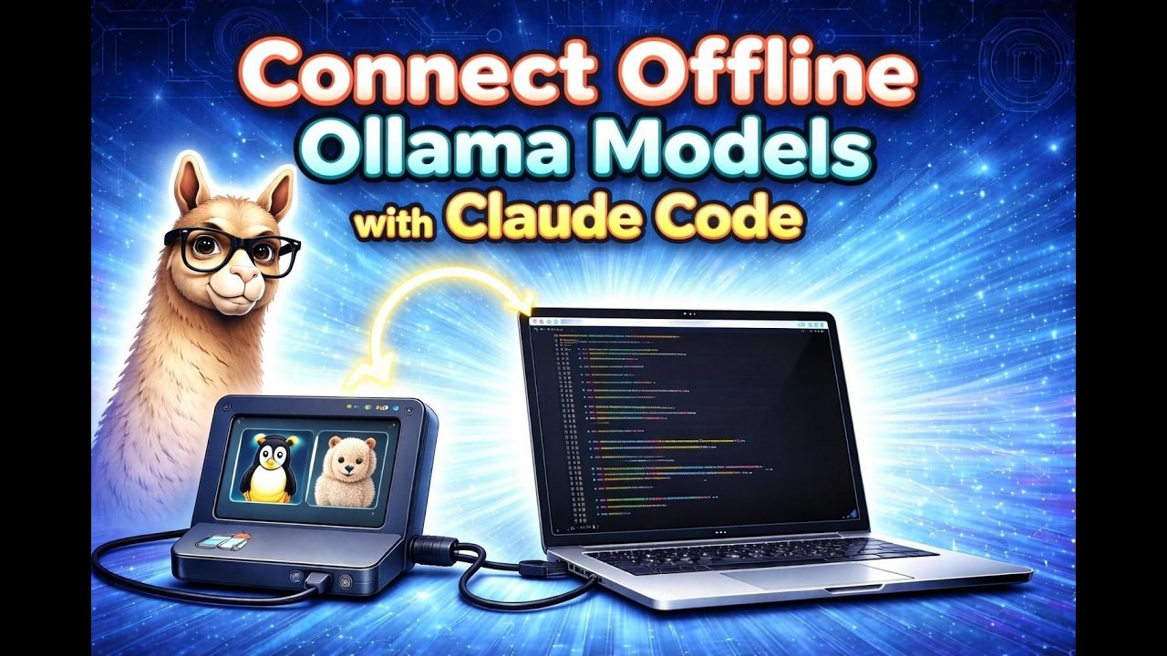 How to Install Claude Code and Connect with Offline Ollama Models - YouTube