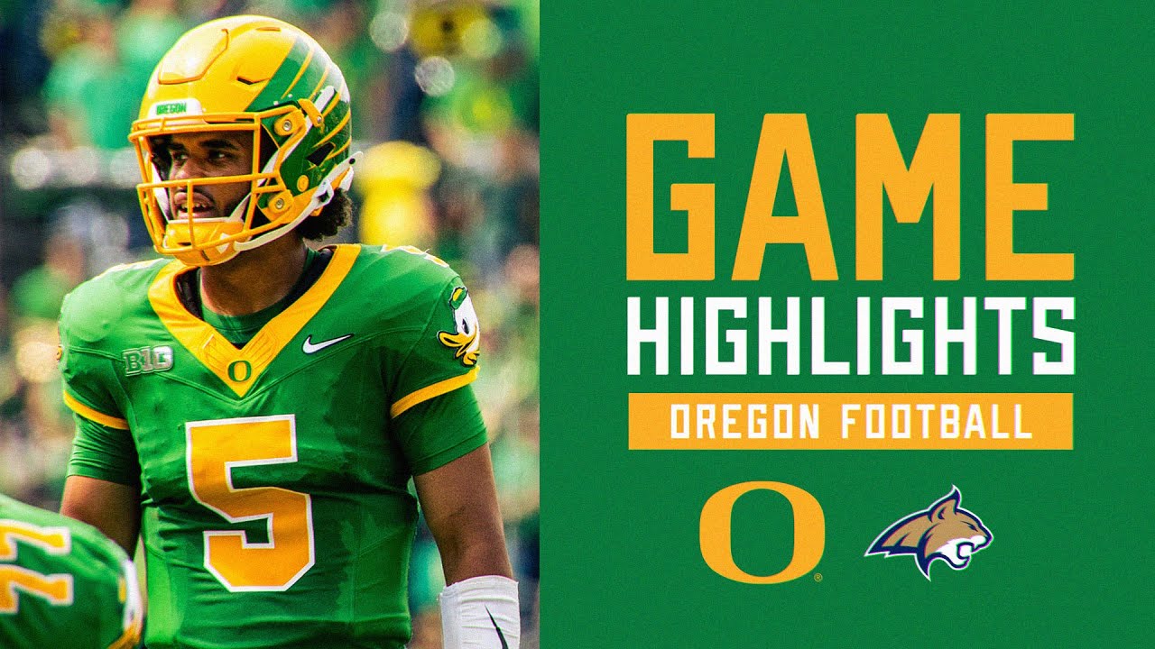 Oregon Football vs Montana State | Game HIGHLIGHTS (2025)