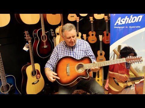 Ashton SL29 CEQ 12-String Electro Acoustic Guitar at Academy of Sound