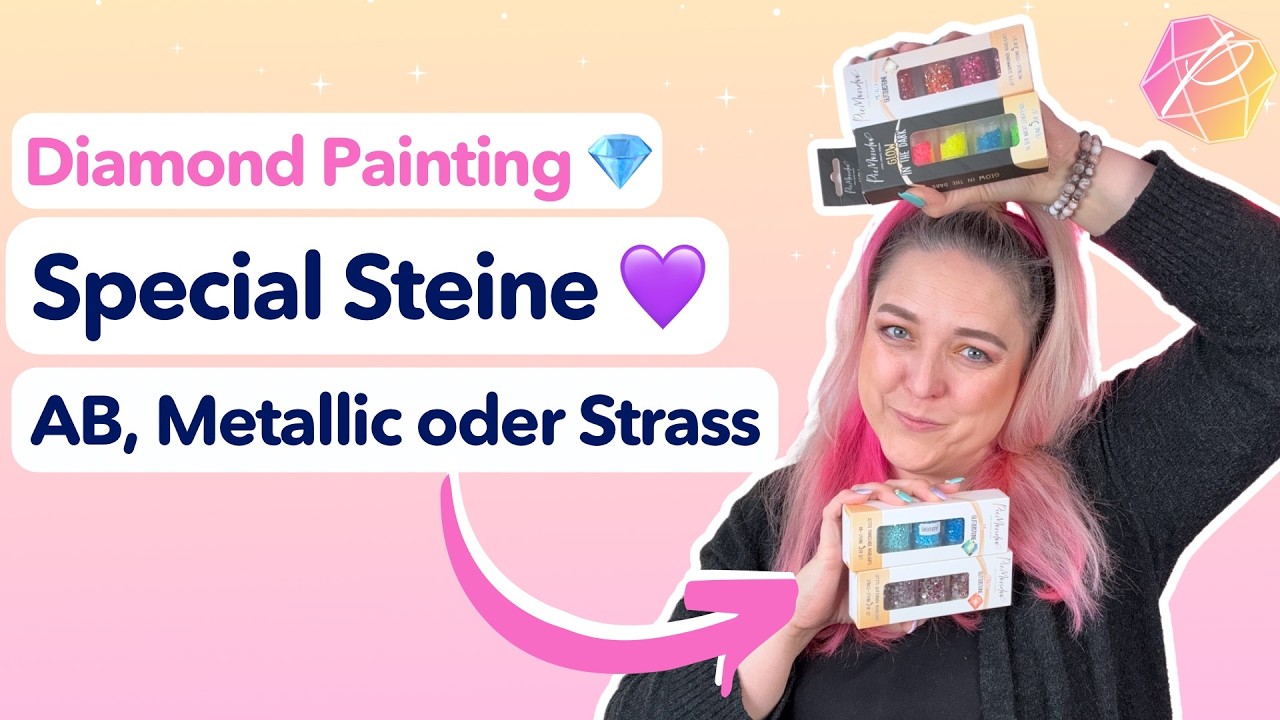 Diamond Painting STEINE 💎 Erklärung - Der GROSSE Vergleich! Alle Steine erklärt