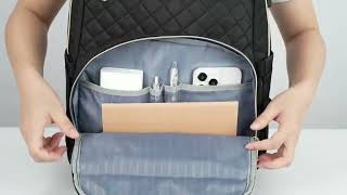 Kroser 15.6 Inch Laptop Backpack What Fits Inside? Packing Storage Demo