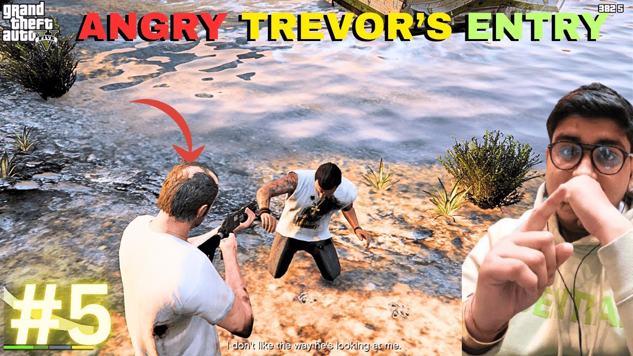 ICONIC ENTRY OF ANGRY OLD MAN "TREVOR" | EP-5 GTA-5 ACTUAL STORY | SANYAM JAIN