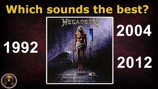 Famous MEGADETH (original vs. remix vs. remaster) Countdown to Extinction メガデス Wealth