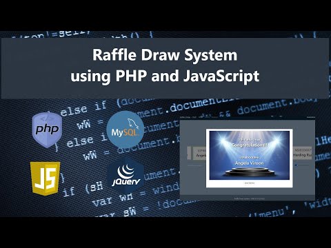 Raffle Draw System using PHP and JavaScript DEMO