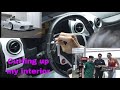 Destroying F430 interior, New air suspension shop!