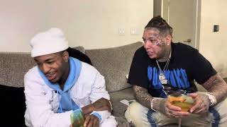 LAS VEGAS RAPPER  AAYJ THAT WAS LOCKED UP FOR MASS SHOOTIN TELLS KING YELLA VEGAS HAVE HOODS & GANGS