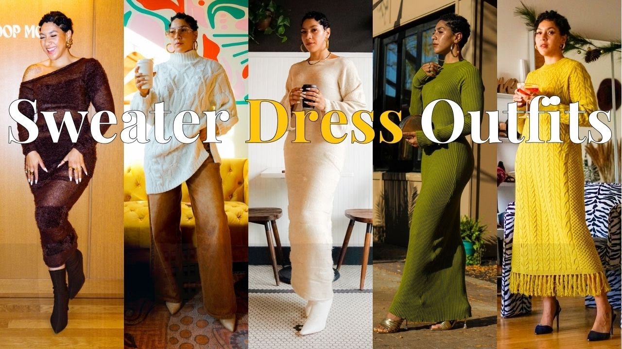 The Best Sweater Dresses for Everyday Outfits & Special Occasions