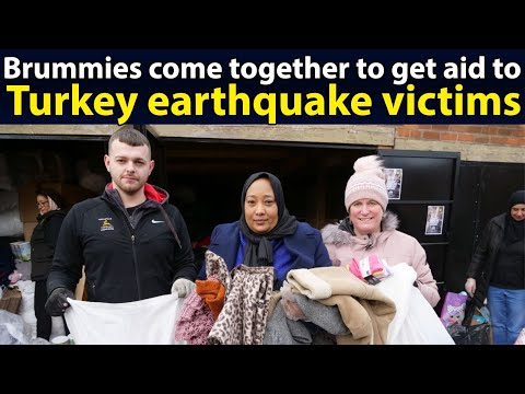 Brummies come together to get aid to Turkey earthquake victims