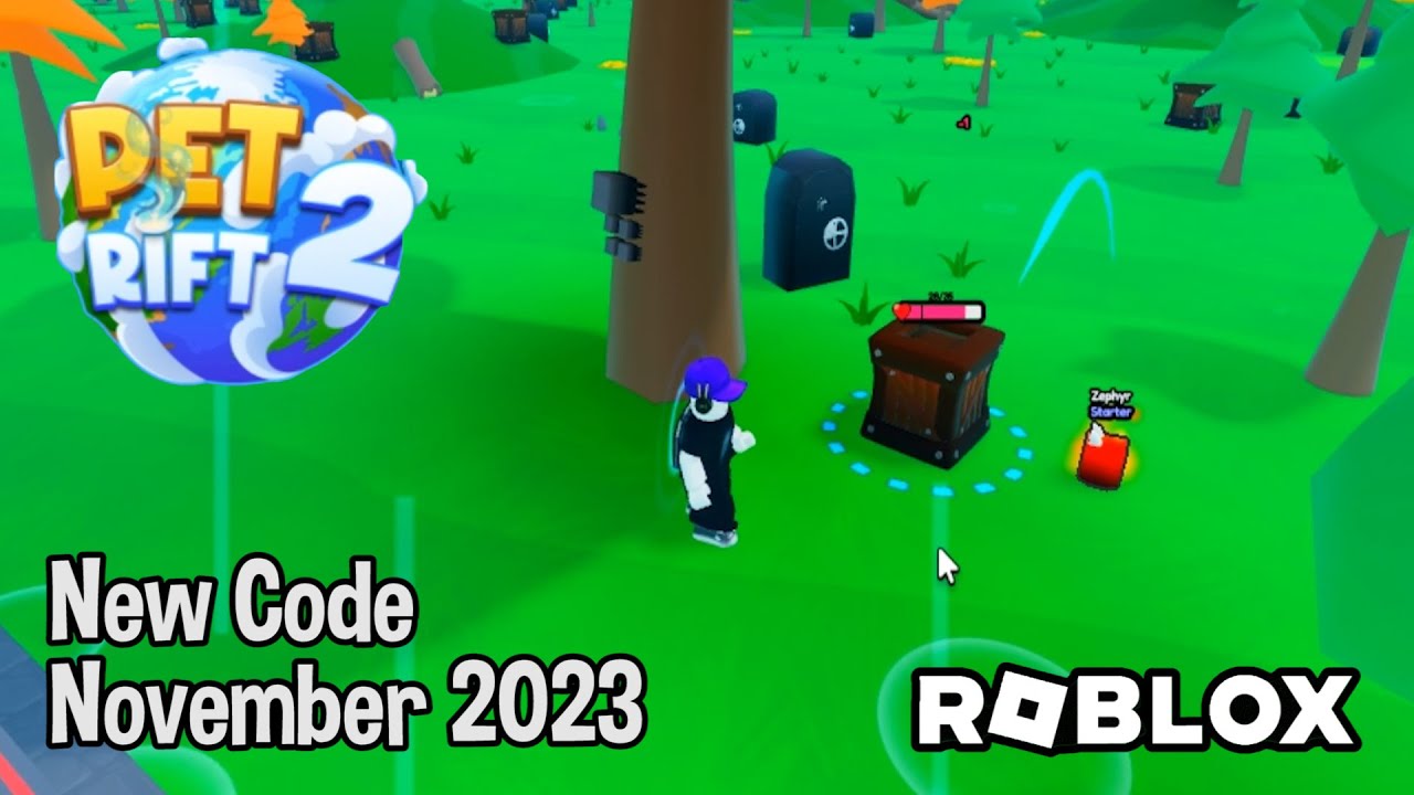 Roblox Pet Rift 2 -New Code November 2023 