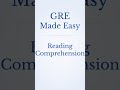 Reading Comprehension