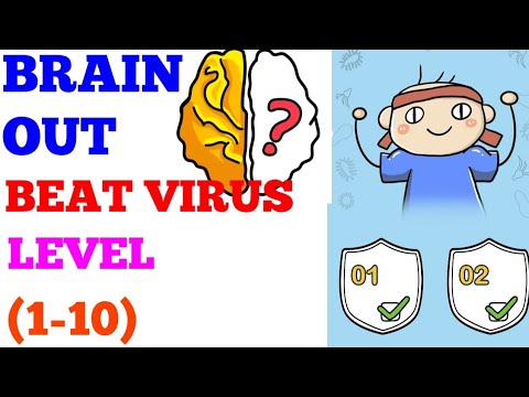 Brain Out Beat Virus уровень 1 2 3 4 5 6 7 8 9 10 решение или прохождение