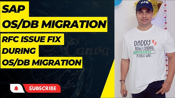 RFC issue in OS/DB Migration || RFC Hostname change during OS/DB migration