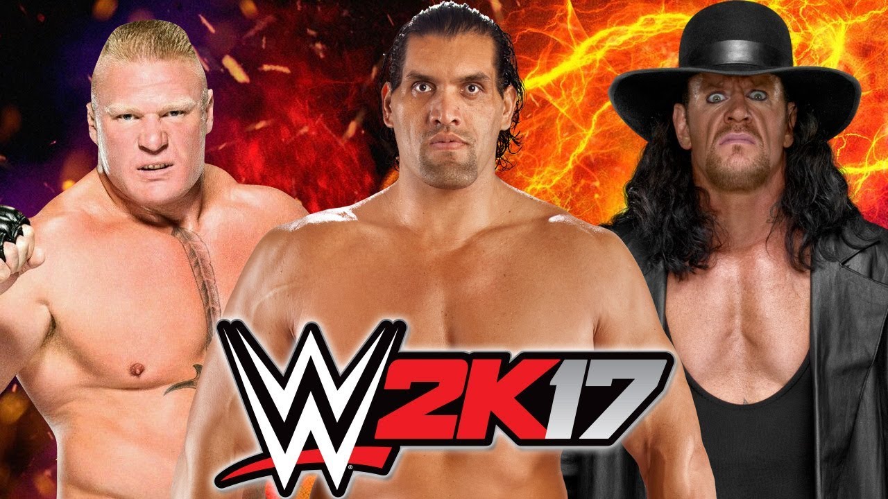 Brock Lesnar Vs The Great Khali Vs The Undertaker Ladder Youtube