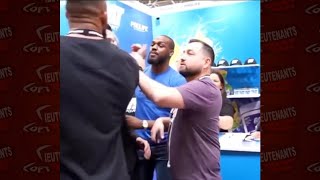 Giant Body Builder Confronts Jon Jones About His Past...