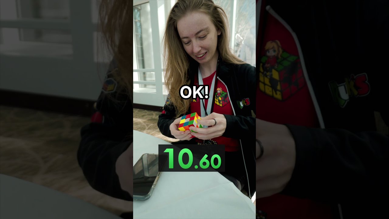 Can She Solve The Void Cube Rubikscube Cubing
