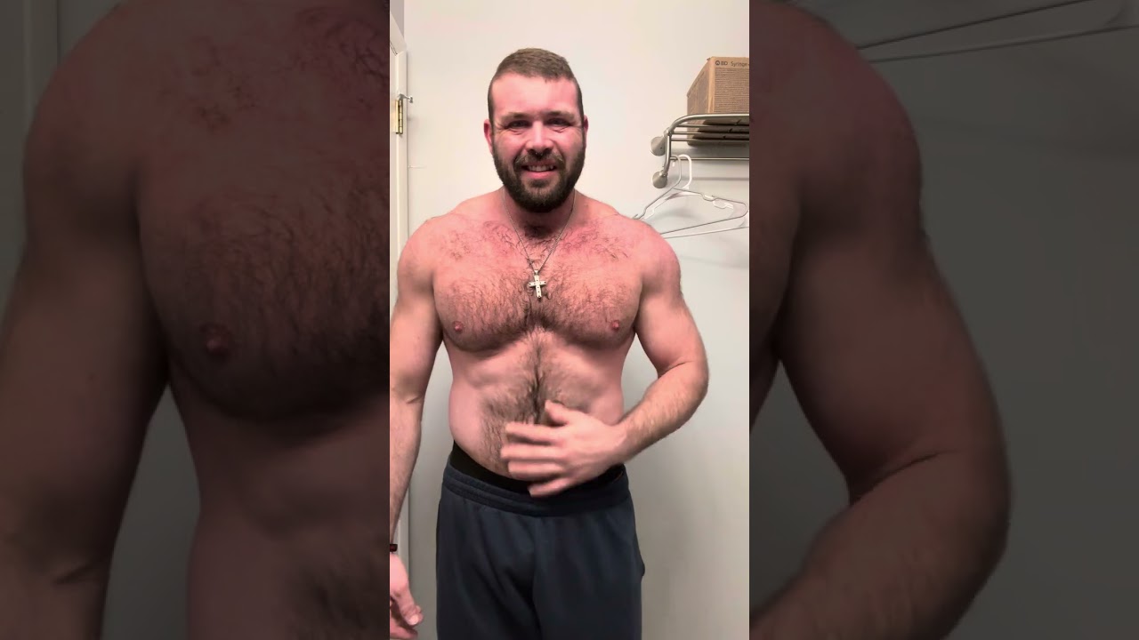 Flexing, still trying to be a bodybuilder!