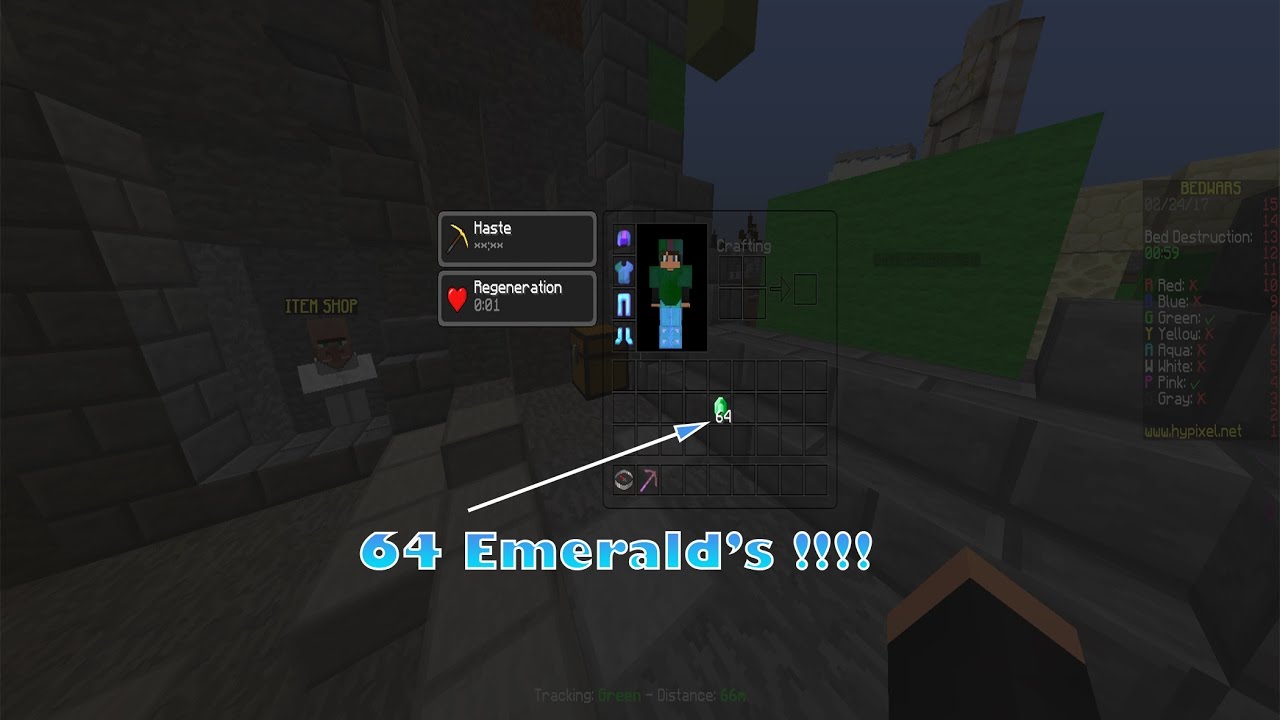 Hacker killed (Minecraft Bed Wars) - YouTube