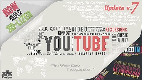 Kinetic Typography Pack Template - After Effects Project