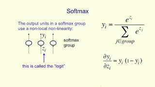 Another diversion  The softmax output function 18 Machine Learning