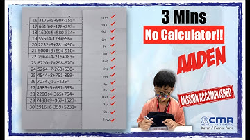 [3 Min Challenge] NO CALCULATOR!?! LIGHTNING SPEED Mental Calculations Under 3 Minutes!