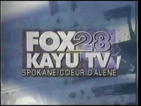  KAYU  TV  Fox 28 Translators and ID from 1994 YouTube