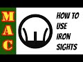 Back to the Basics: How to use Iron Sights on a rifle.