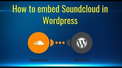 How to Embed Soundcloud in Wordpress