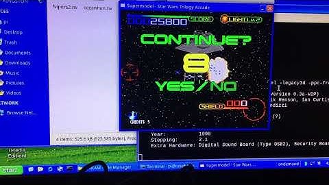 Star Wars Trilogy on Raspberry pi 4 Supermodel3 emulator
