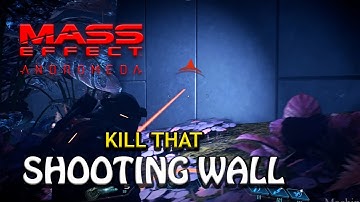 The Shooting Wall - Funny animation glitch [Mass Effect Andromeda]