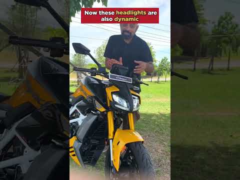 Dynamic Headlights on the new #Apache #RTR310 are so cool!