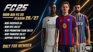 FC 25 UPDATE AIO MOD  & SUMMER TRANSFER 26/27 BY GG - MEMBER ONLY!