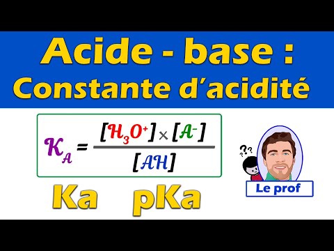 Vidéo: Quelle est la signification de la valeur pKa ?