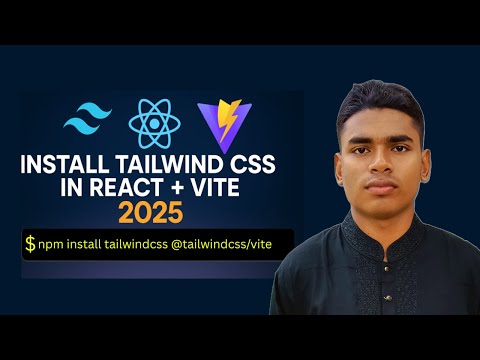How to Install Tailwind CSS in React Vite 2025 | Full Setup Guide 2025 | Md Azijul Hakim