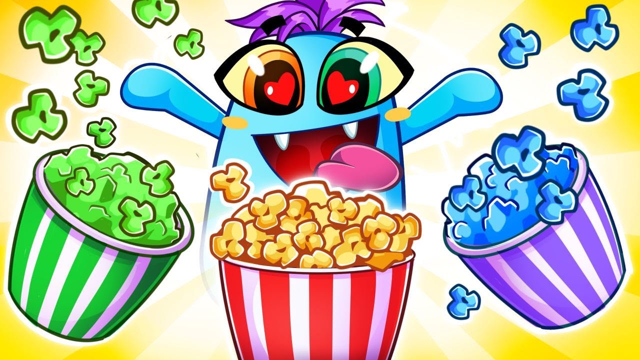 Popcorn Song: Playful Kids Songs by Fluffy Friends 🍿🎶