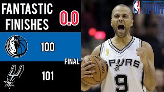 Final 5:29 INSANE THRILLING ENDING Mavericks vs Spurs | October 28, 2014