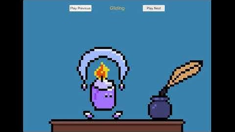 Candle Character Pixel Art Promo