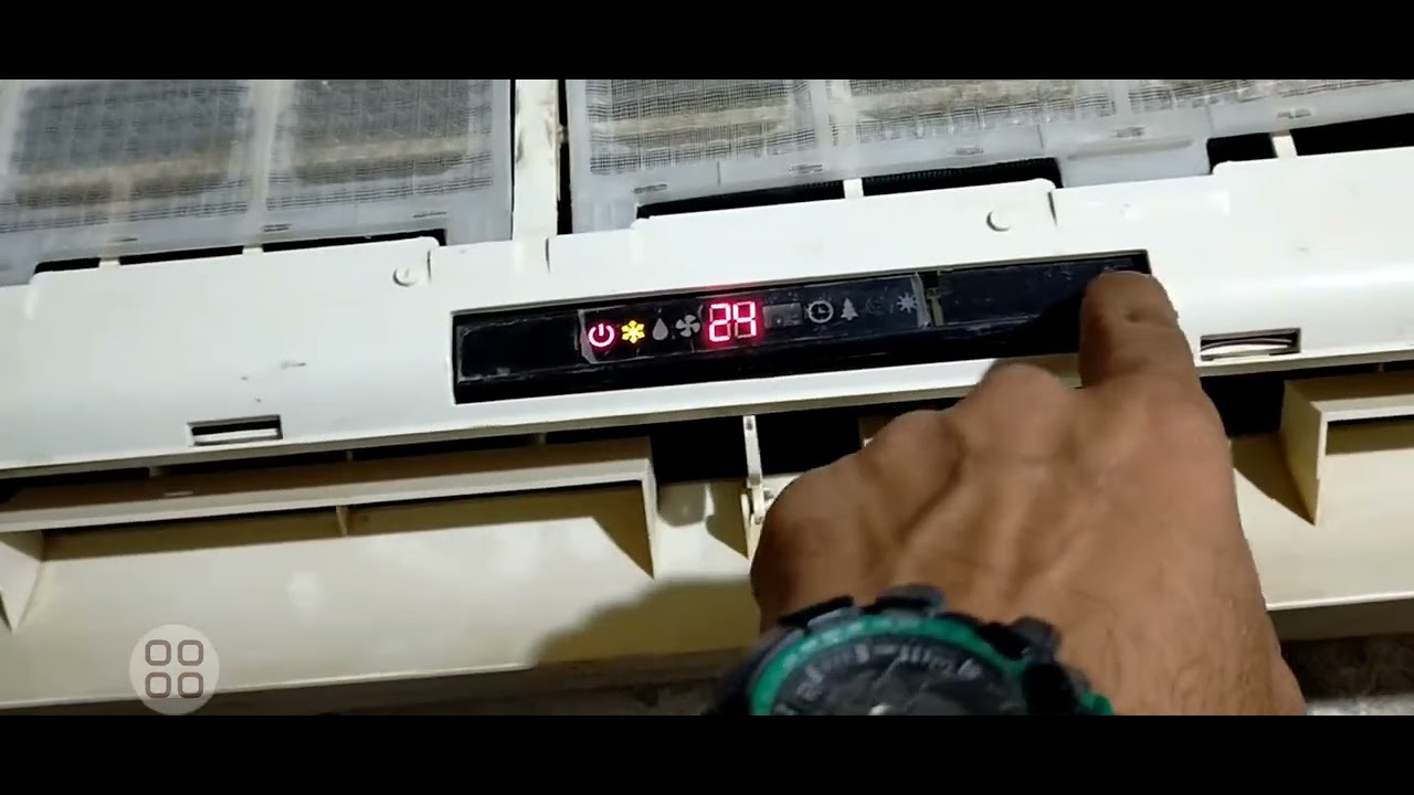 طريقة تشغيل تكييف يونيون اير بدون ريموت 