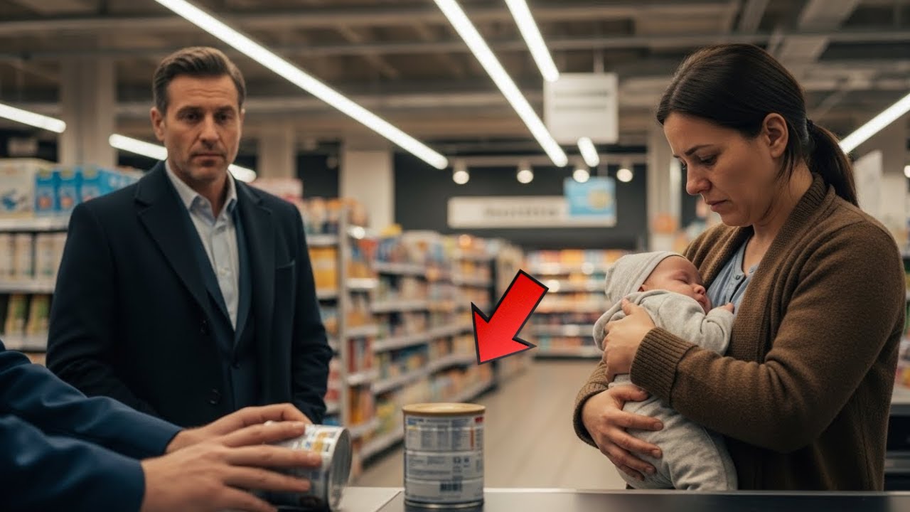 Un milionar vede o mamă văduvă săracă returnând laptele copilului — ce face apoi schimbă totul.