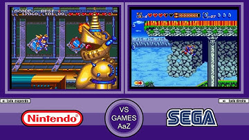 Sparkster(Super Nintendo VS Sega Genesis) comparison