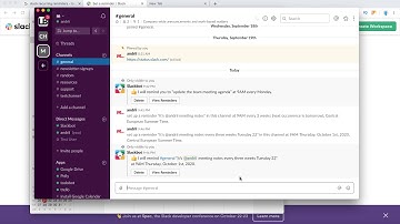 How to set RECURRING REMINDERS in SLACK?