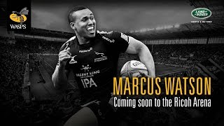 Wasps Sign Marcus Watson