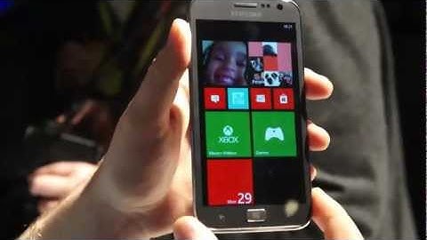 Samsung ATIV S [Hands-on][HD]