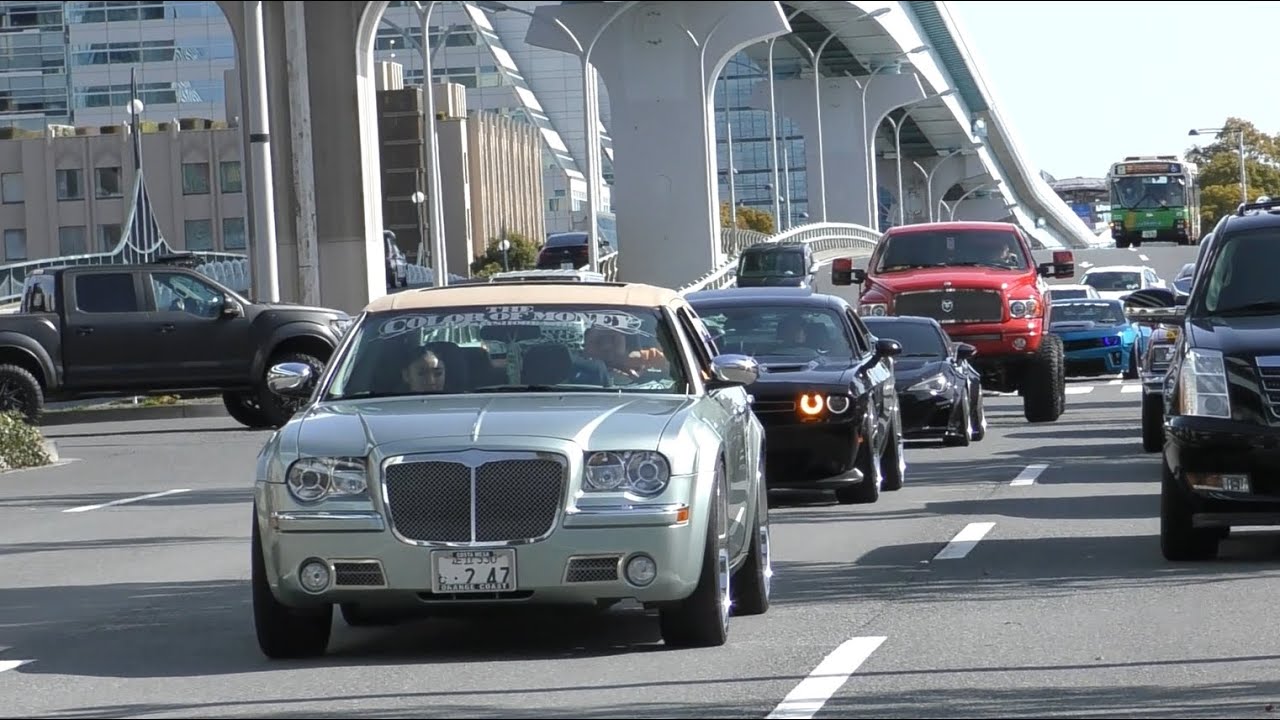 Ns Rounder Car Show 22 イベント会場に集まるたくさんのアメ車 Youtube