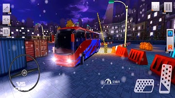 First Look - Modern Bus Drive Parking 3D Android Gameplay