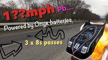 Arrma limitless gt speedruns with onyx 8k batteries,1721-2400kv motor