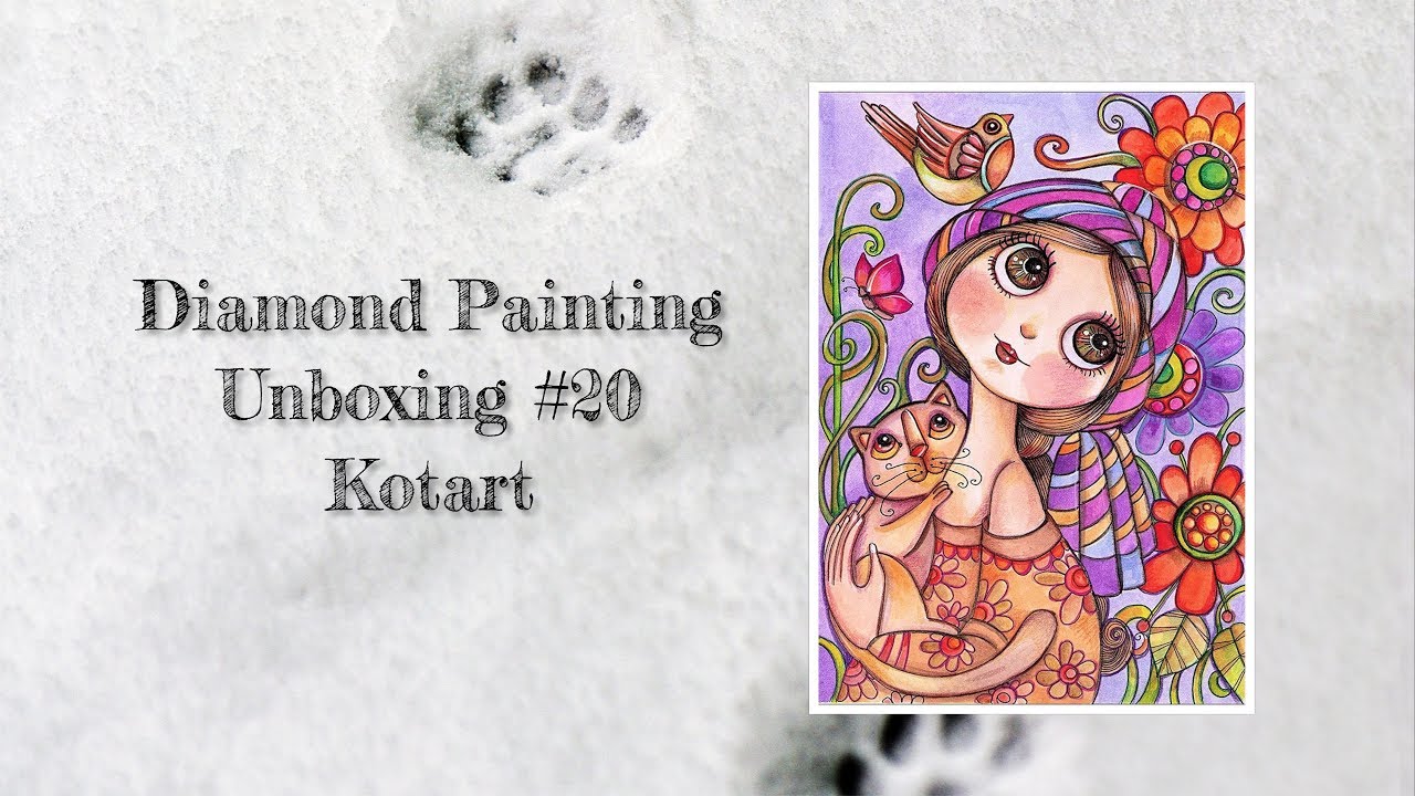 Diamond Painting Unboxing #20 - Kotart - YouTube
