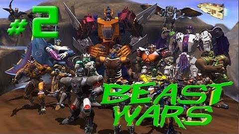 Beast Wars Transformers - Part 2 - Maximals Optimus Primal, Cheetor, Dinobot & Rhinox
