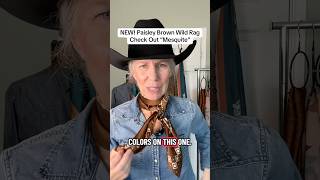 NEW! Paisley Brown Wild Rag - Check out “Mesquite”